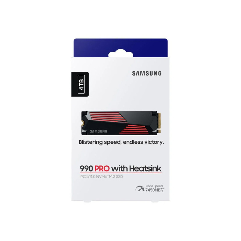Samsung 990 Pro 4TB NVMe Gen 4 M.2 Internal SSD With Heatsink - مساحة تخزين
